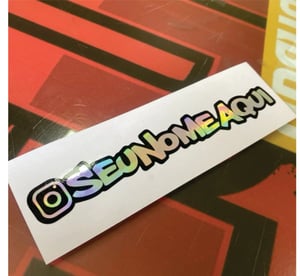 Adesivo nome @ intragram