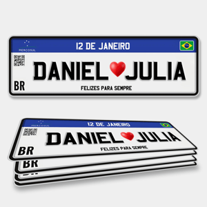 PLACA PERSONALIZADA