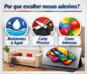 Adesivo impresso (metro quadrado)