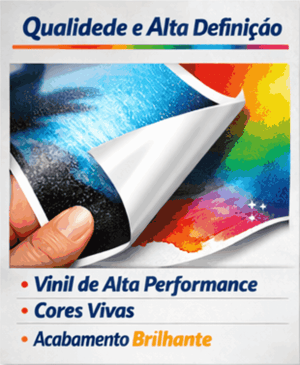 Adesivo impresso (metro quadrado)