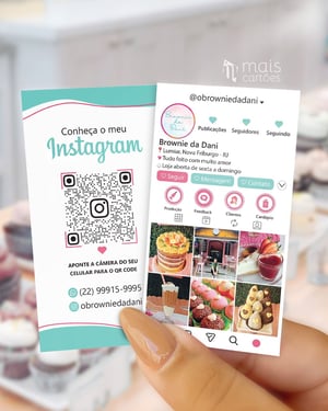 CARTÃO DE VISITA ( INSTAGRAN )