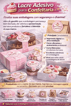 Lacre adesivos confeitaria 04x10