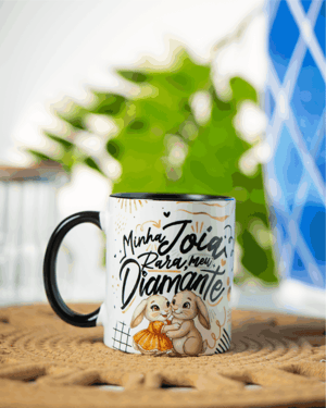 CANECA DIAMANTE NEGRO
