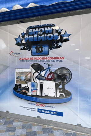 Adesivo perfurado (mt2)