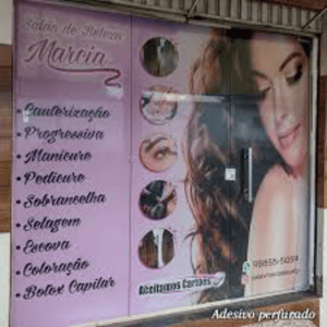 Adesivo perfurado (mt2)