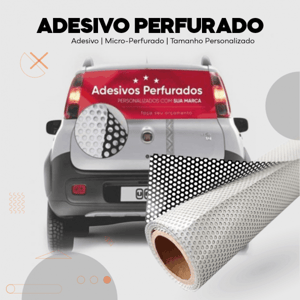 Adesivo perfurado (mt2)