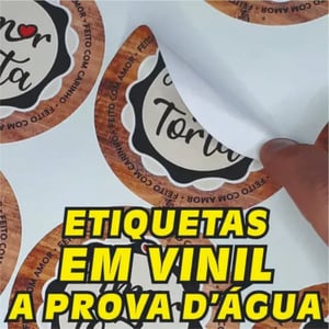 Etiqueta 8x8 - 10X10 - Quantidades