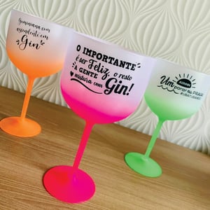 Taça gim Degradê Personalizada (frente)