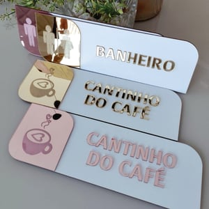 Placa de Acrilico ( pequena)