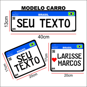 PLACA PERSONALIZADA