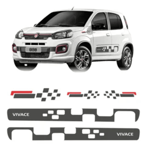 ADESIVO FAIXA LATERAL ( o par) mod. 4