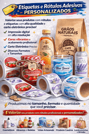 Etiqueta adesiva - Rotulos