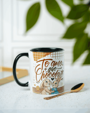 CANECA CHOCOLATE Porcelana 96x150mm colorido Sublimação  