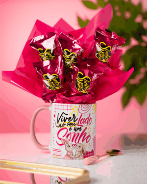 CANECA SONHO DE VALSA Porcelana 96x150mm colorido Sublimação  