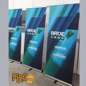 Banner Roll Up em Tecido Sublimação 80x200cm