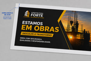 Lona Impressa Lona 440g  4x0 Brilho Sem acabamento 