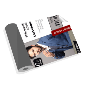 LONA IMPRESSA 440G Lona,   Brilho, Sem Acabamento, 