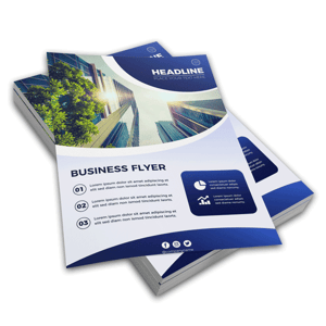 PANFLETO - SOMENTE FRENTE -10X14 Couchê 115g 10x14 4x0 frente colorido  Corte Reto 