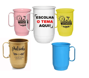 Caneca Aluminio Personalizada