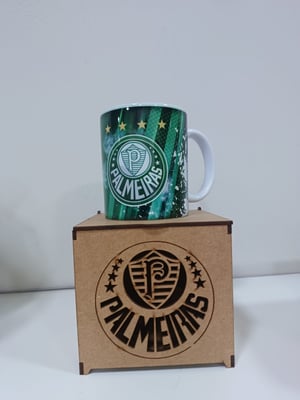 kit Caneca Promo+Cxa. MDF Cerâmica 95x206mm 4 Cores Sublimação  