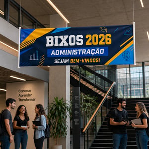 Faixa Bixo Personalizada 300x100cm em Lona