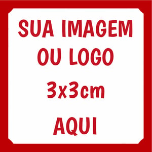 Adesivos 3x3cm em Vinil