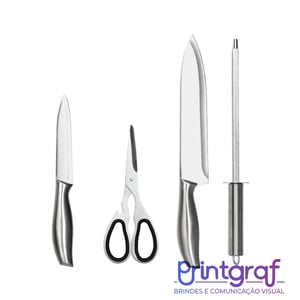 Kit Churrasco 4 Peças REF:X09108