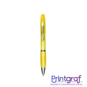 Caneta Plástica com Marca-Texto REF: X09112