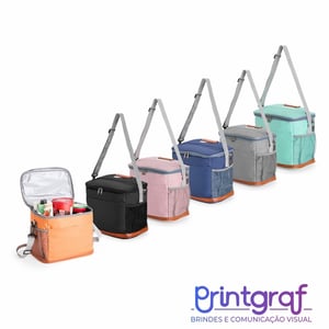 Bolsa Térmica 11L REF: X18966 Oxford  Impressão Silk ou DTF   
