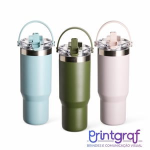 Copo Térmico 900ml REF: X18969 INOX  Gravação a Laser  EMBALADO EM CAIXA INDIVIDUAL 