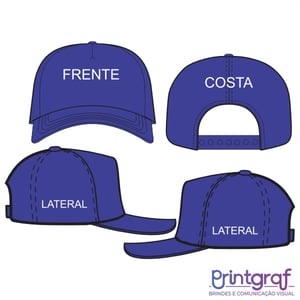 Bonés Personalizado REF BC 101   Impressão Silk