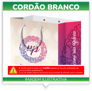 SACOLAS PERSONALIZADAS DUPLEX 221G MINI VERTICAL