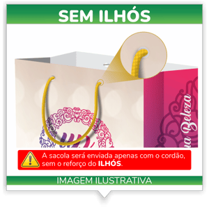 SACOLAS PERSONALIZADAS DUPLEX 221G MINI VERTICAL