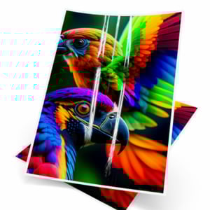 Poster Papel Fotográfico Brilho Papel Fotográfico 260g 60x40cm Colorido só frente Brilho Corte reto 
