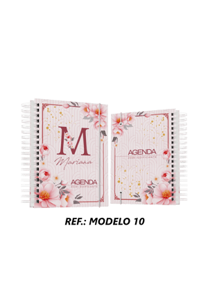 AGENDA FLORAL EDIFICANTE 2026 COM SEU NOME