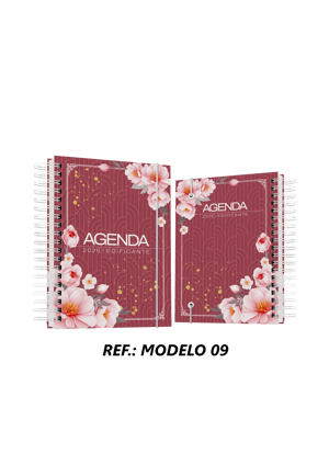 AGENDA FLORAL EDIFICANTE 2026 COM SEU NOME