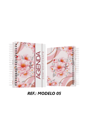 AGENDA FLORAL EDIFICANTE 2026 COM SEU NOME