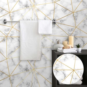 PNM4074 Vinil Auto-Adesivo 300 x 47 cm Impressão Digital A Prova d´Água Fosco 