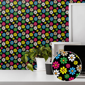 PNM4607 Vinil Auto-Adesivo 300 x 47 cm Impressão Digital A Prova d´Água Fosco 