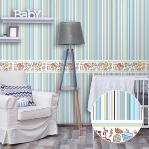 PNM4784 Vinil Auto-Adesivo 300 x 47 cm Impressão Digital A Prova d´Água Fosco 