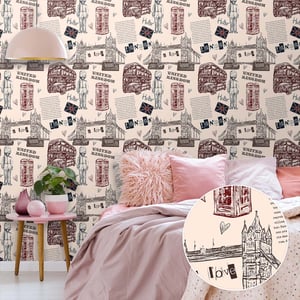 PNM4326 Vinil Auto-Adesivo 300 x 47 cm Impressão Digital A Prova d´Água Fosco 