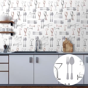 PNM4334 Vinil Auto-Adesivo 300 x 47 cm Impressão Digital A Prova d´Água Fosco 