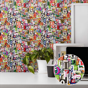 PNM4331 Vinil Auto-Adesivo 300 x 47 cm Impressão Digital A Prova d´Água Fosco 