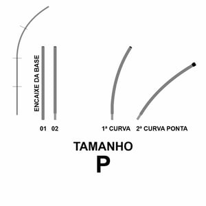 Wind Banner Retangular 2,80m Kit Completo