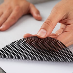 Adesivo Vinil Micro Perfurado (m²) Vinil micro perfurado Sob medida (m²) Digital colorida (4x0)   