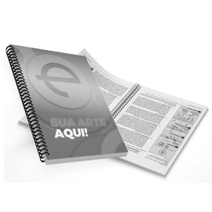 Apostila P&B – Miolo AP 75g (Várias Páginas) Miolo: Papel AP 75g A4 Impressão do miolo: Preto frente e verso (1x1)   