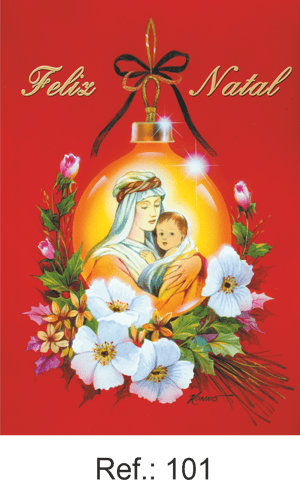 Cartão de Natal 21x15,5 cm com Envelope