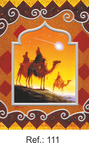 Cartão de Natal 21x15,5 cm com Envelope