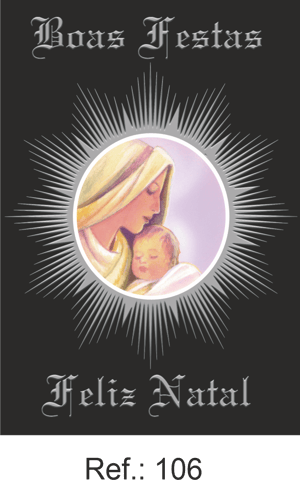 Cartão de Natal 21x15,5 cm com Envelope