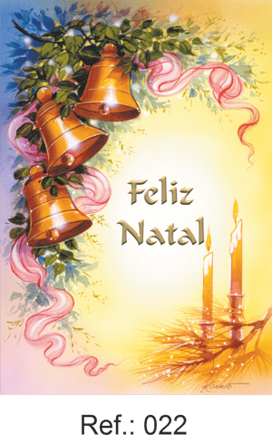 Cartão de Natal 15,5x11 cm com Envelope